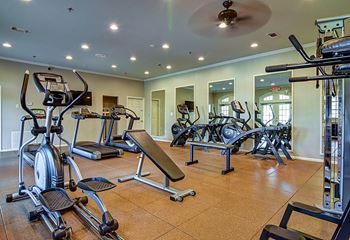 Fitness center with updated equipment